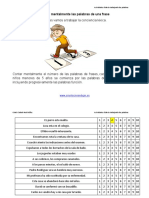 Actividades Dislexia Contar Mentalmente Las Palabras de Una Frase