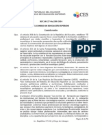 Reglamento de Armonizacin de La Nomenclatura de Ttulos Profesionales y Grados Acadmicos Que Confieren Las Instituciones de Educacin Superior Del Ec - 1