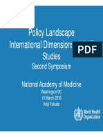 Policy Landscape International Dimensions of GOF Studies (Keiji Fukuda)