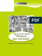 Educación Sexual Integral - Guia de Uso de Rotafolio Dialogando Sobre Sexualidad PDF