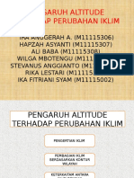 Pengaruh Altitude