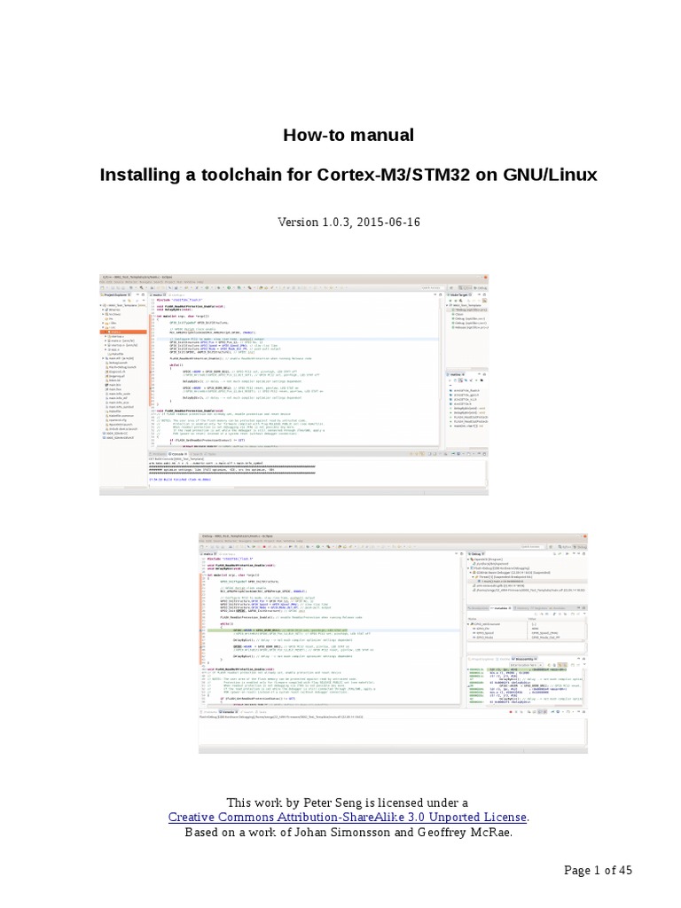 HowTo ToolChain STM32 Ubuntu | PDF | Library (Computing) | Microcontroller