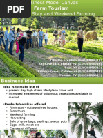 Entrepreneurship - Business Model Canvas - Farm Tourism - V1