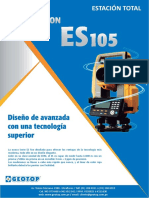 Brochure Estacion Total Topcon Es105 Geotop Opt - Copia