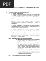 Fundamentación y Desarrollo de La Investigación