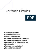 Cerrando Circulos