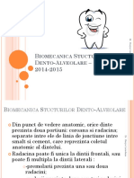 Biomecanica Stucturilor Dento-Alveolare LP CTD 2014-2015