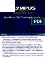 MX2 Training Program 10D Velocity Calibration Wizard