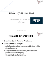 Revoluções Inglesas - Slides