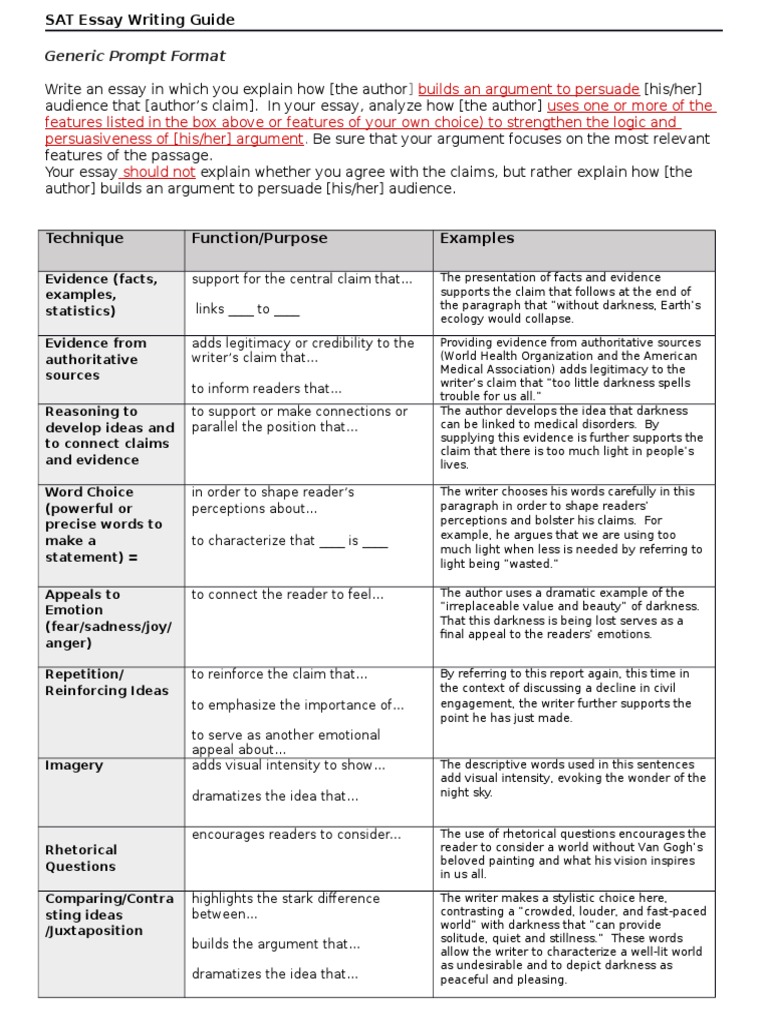 Sat essay rhetorical devices picture