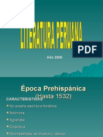 Literatura Peruana - Prehispánica - Narrativa Urbana