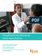 Actualizaciones Clínicas en Salud Reproductiva Enero 2016, Ipas