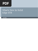 Whats New in Solid Edge ST8