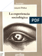 106680882 La Experiencia Sociolo Gica Franc Oise Dubet