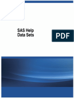 Sas help for datasets