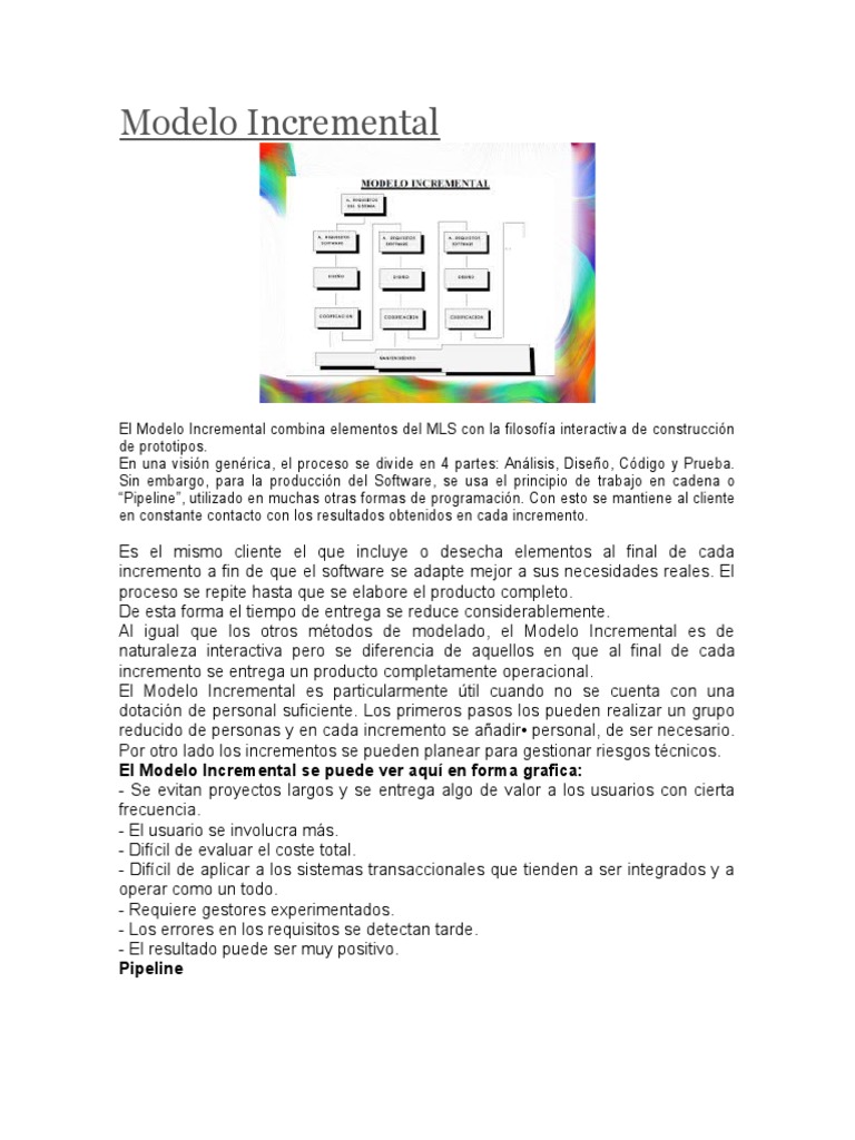 Modelo Incremental de Software | PDF | Software | Informática