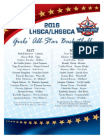 2016 LHSCA Girls All-Star rosters