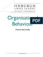 Organisational Behaviour