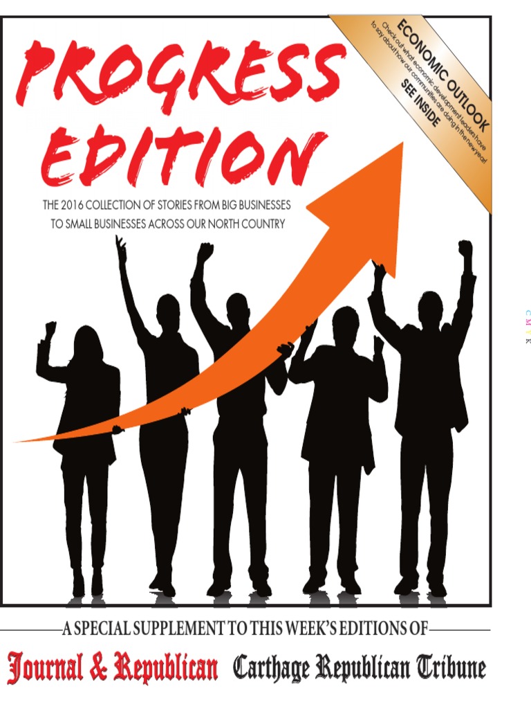 Lowville Journal & Republican and Carthage Republican Tribune Progress  Edition 2016 | PDF | Packaging And Labeling | Brand