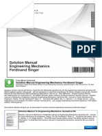 Download Solution Manual Engineering Mechanics Ferdinand Singer by seanvic SN305269108 doc pdf