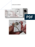 DIY Laser Alarm Circuit Breadboard