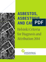 Asbestos, Asbestosis and Cáncer. Helsinski Critera For Diagnosis and Attribution2014 para - Web
