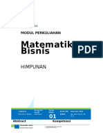 Modul Ajar Matematika BIsnis 1