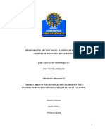 Informe Trabajo en Frio