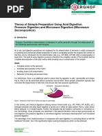 Dissolution of Inorganic Samples