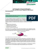 Dissolution of Inorganic Samples