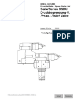 Press.-Relief Valve: Serie/Series DSDU Druckbegrenzung-V