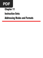 Instruction Sets: Addressing Modes and Formats