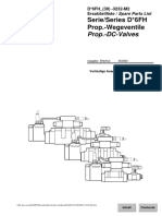 Prop.-DC-Valves: Serie/Series D 6FH Prop.-Wegeventile