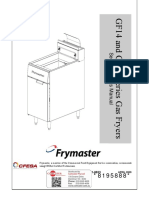 Frymaster GF14 Service & Parts Manual