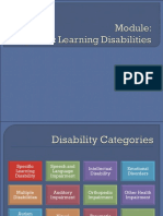 presentation specific learning disabilities