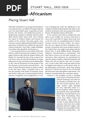 Rp185 Obituary Spivak Gillbert Fisherstuart Hall