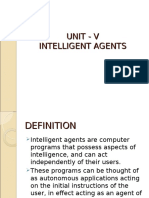 Ec Unit v Intelligent Agents