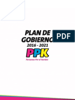 Plan de Gobierno - Peruanos Por el Kambio 2016 - 2021 (KUCZYNSKI GODARD, Pedro Pablo)
