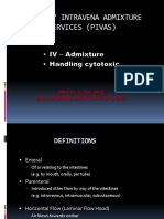 Pharmacy Intravenous Admixture Services Ensures Sterile Drug Preparations