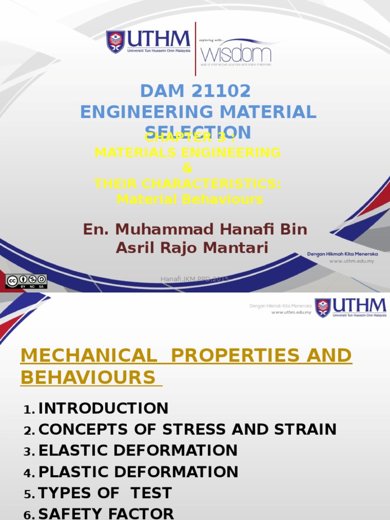 Mechanical Properties of Engineering Materials | PDF | Deformation ...