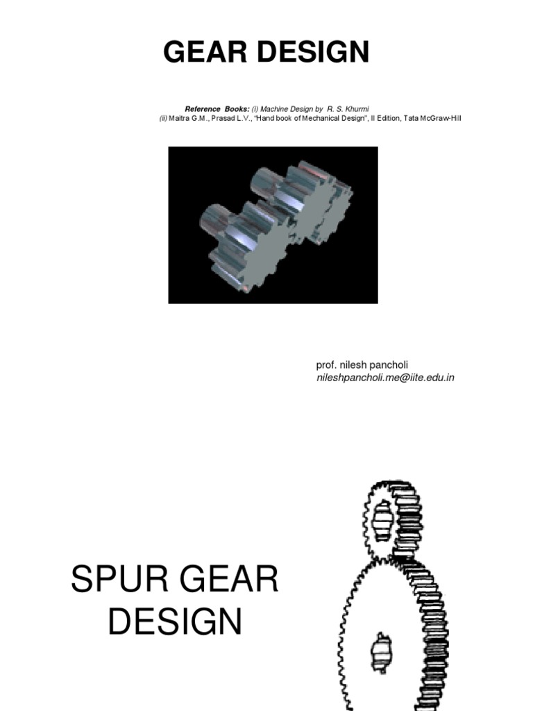 Design of Gears | PDF | Gear | Classical Mechanics
