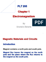 Magnetic Flux in a Ferromagnetic Core