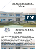 B.ed College in Agra