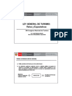 Conferencia Ley General de Turismo PDF