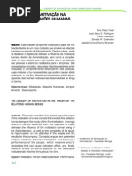Teoria da Motivaçãode Maslow
