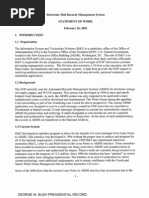 CREW versus EXECUTIVE OFFICE OF THE PRESIDENT ET AL (Lawsuit)