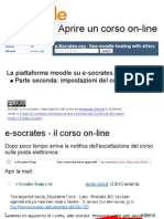 Aprire Un Corso On Line Su E-Socrates - 2