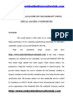 Design and Analysis of Crankshaft Using Metal Matrix Composites