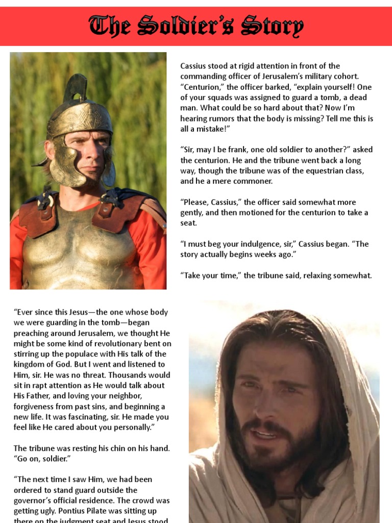 The Soldier's Story PDF Pontius Pilate Religion And Belief