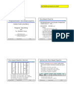 Data Mining Pengklasifikasian: Rule-Based Classifier Rule-Based Classifier